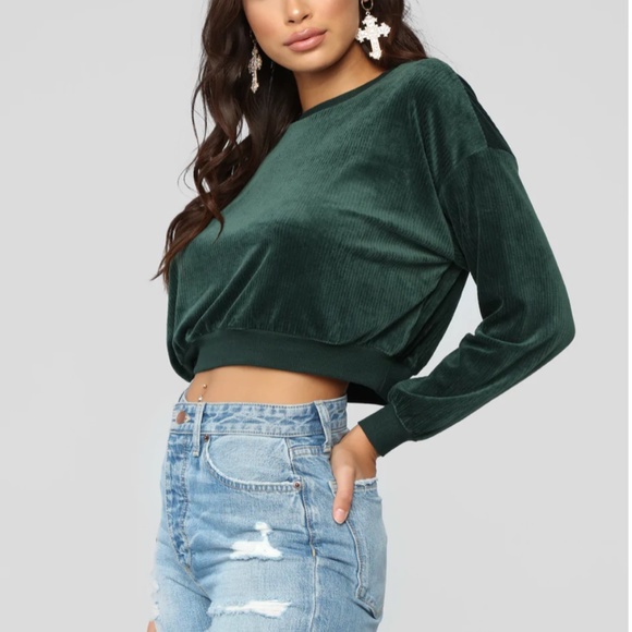 Fashion Nova Natalia Sweater - Hunter - Picture 2 of 5